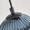 Koyoto Hanglamp, Kogellampje, Hanglamp Natuurlijke kleuren, Zwart, 5-lichts