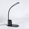 Debelmose Bureaulamp, Tafellamp LED Zwart, 1-licht