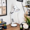 Nurmasuando Tafellamp, Leeslamp Zwart, Wit, 1-licht