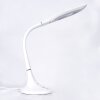 Toggerbo Bureaulamp, Tafellamp, Leeslamp LED Wit, 1-licht