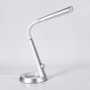 Tykby Bureaulamp, Tafellamp, Leeslamp LED Zilver, Wit, 1-licht