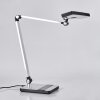 Pedreiras Bureaulamp, Tafellamp, Leeslamp LED Zwart, Zilver, 1-licht