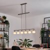 Warga Hanglamp, Kogellampje, Hanglamp LED Nikkel mat, 6-lichts