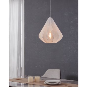 Eglo verlichting DOLWEN Hanglamp Wit, 1-licht