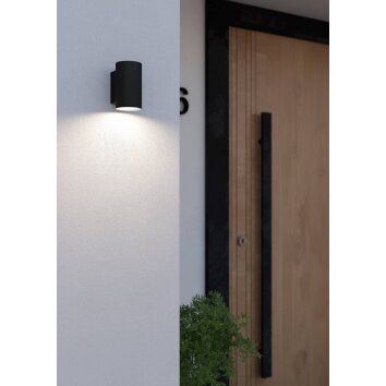 Eglo verlichting IZZALINI Wandlamp voor buiten LED Zwart, 1-licht