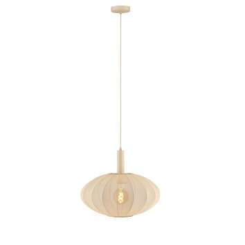 Lucide CORINA Hanglamp Beige, 1-licht