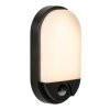 Lucide IR Wandlamp voor buiten LED Zwart, 1-licht, Bewegingsmelder