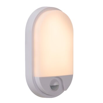 Lucide IR Wandlamp voor buiten LED Wit, 1-licht, Bewegingsmelder