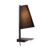 Lucide GREGORY Wandlamp Zwart, 1-licht