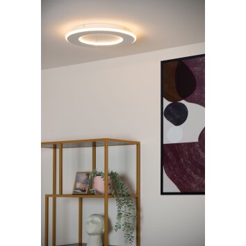 Lucide AXELLE Plafondlamp LED Wit, 1-licht