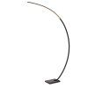 Lucide CURVE Staande lamp LED Zwart, 1-licht