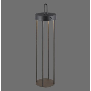 Lichten Direct ANSELM Staande lamp LED Zwart, 1-licht