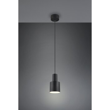 Trio verlichting Agudo Hanglamp Zwart, 1-licht