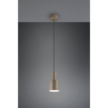 Trio verlichting Agudo Hanglamp Bruin, 1-licht