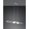 Trio verlichting ALBANY Hanglamp LED Nikkel mat, 1-licht, Afstandsbediening