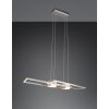 Trio verlichting ALBANY Hanglamp LED Nikkel mat, 1-licht, Afstandsbediening