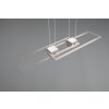 Trio verlichting ALBANY Hanglamp LED Nikkel mat, 1-licht, Afstandsbediening