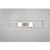 Trio verlichting ALBANY Plafondlamp LED Nikkel mat, 1-licht, Afstandsbediening