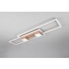 Trio verlichting ALBANY Plafondlamp LED Bruin, 1-licht, Afstandsbediening