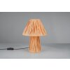 Paddenstoel look  Reality Anea Tafellamp Hout licht, 2-lichts