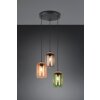 Trio verlichting Cork Hanglamp Kleurrijk, 3-lichts