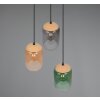 Trio verlichting Cork Hanglamp Kleurrijk, 3-lichts