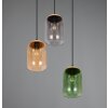 Trio verlichting Cork Hanglamp Kleurrijk, 3-lichts