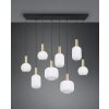 Trio verlichting Diva Hanglamp Messing, 8-lichts