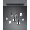 Trio verlichting Diva Hanglamp Zwart, 8-lichts