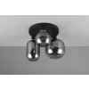 Trio verlichting Diva Plafondlamp Zwart, 3-lichts