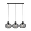 Trio verlichting GILA Hanglamp Zwart, 3-lichts