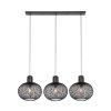 Trio verlichting GILA Hanglamp Zwart, 3-lichts