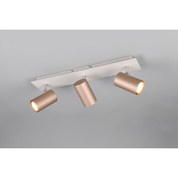 Trio verlichting Marley Plafondspot Bruin, 3-lichts