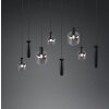 Trio verlichting Mataro Hanglamp Zwart, 8-lichts