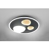 Trio verlichting Pebble Plafondlamp LED Zwart, 1-licht, Afstandsbediening