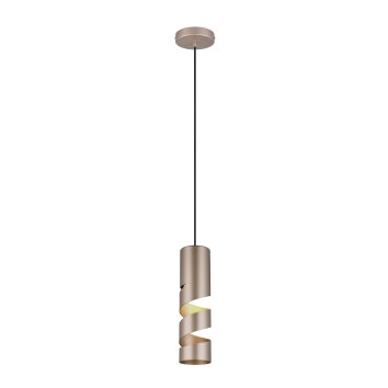 Trio verlichting Stream Hanglamp Bruin, 1-licht