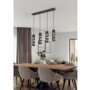 Trio verlichting Stream Hanglamp Zwart, 4-lichts