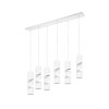 Trio verlichting Stream Hanglamp Wit, 6-lichts