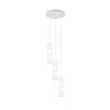 Trio verlichting Stream Hanglamp Wit, 3-lichts