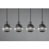 Trio verlichting Tarifa Hanglamp Zwart, 4-lichts