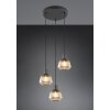 Trio verlichting Tarifa Hanglamp Zwart, 3-lichts