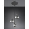 Trio verlichting Tarifa Hanglamp Zwart, 3-lichts