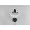 Trio verlichting Traveller Wandlamp Zwart-Goud, 1-licht