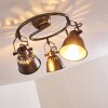 Nanlia Plafondlamp Grijs, Zilver, 3-lichts