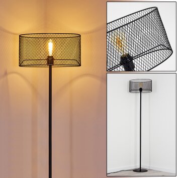 Conewago Staande lamp Zwart, 1-licht