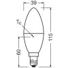 Osram E14 7.5 Watt warm wit 806 Lumen