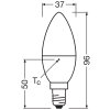 Osram E14 4.9 Watt warm wit 470 Lumen