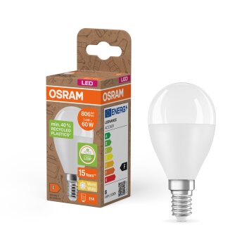 Osram E14 7.5 Watt warm wit 806 Lumen