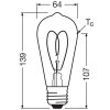 Osram E27 7.2 Watt warm wit dimbaar 806 Lumen