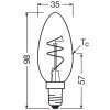 Osram E14 3.1 Watt warm wit dimbaar 300 Lumen